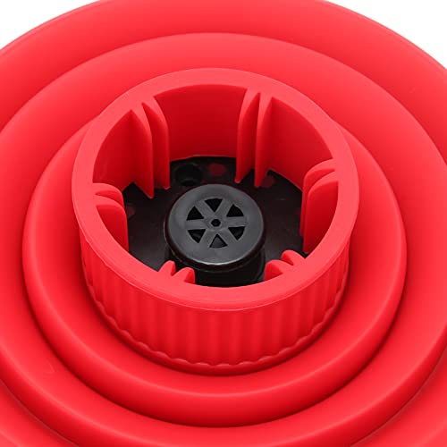 Universele opvouwbare haardroger Diffuser bijlage, Draagbare reis Vouwbare haardroger Diffuser Nozzle Styling Barber Stool Geschikt voor de meeste haardrogers (rood) 3
