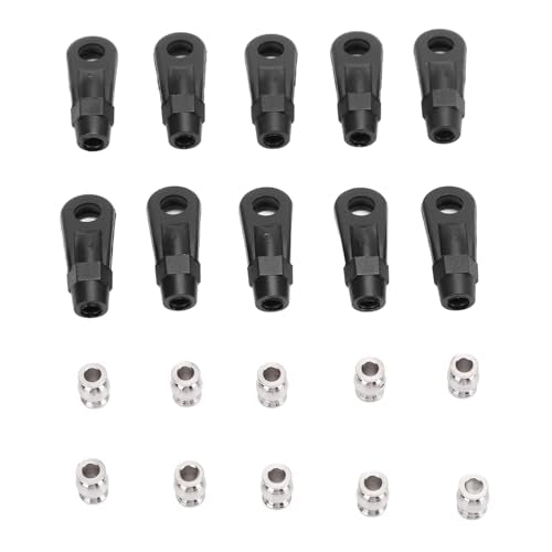 10PCS M4 RC Link Rod Heads, M4 Link Rod Ball Ends Set Plastic Tie Rod End Ball Joint Link voor Axial SCX10 I II III
