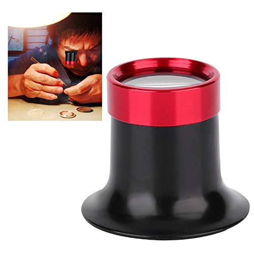 Kit, horloge reparatie sets, lens voor horloge reparatie, magnetisch glas voor horloge reparatie aluminiumlegering 10X Eye Loupe reparatie horloge tool vergrootglas Loupe 4