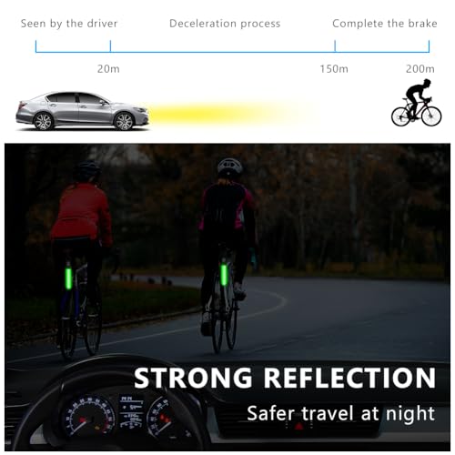 Reflectieve veiligheid, 3 modi Lichtgevende veiligheidslichten, Reflecterende band voor Jogging, Veiligheids LED Strip, Oplaadbaar voor wandelen, Joggen, Fietsen 5