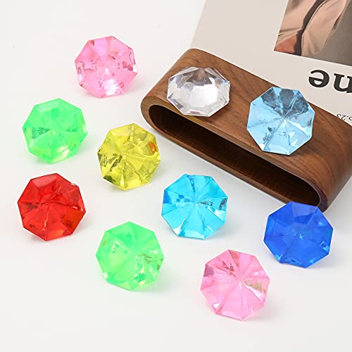 deko Diamanten 35 stuks 32mm Acryl Crystal Tafel Decoratie Sprinkle Decoratie Bruiloft Decoratie (32mm Kleurrijk) 4