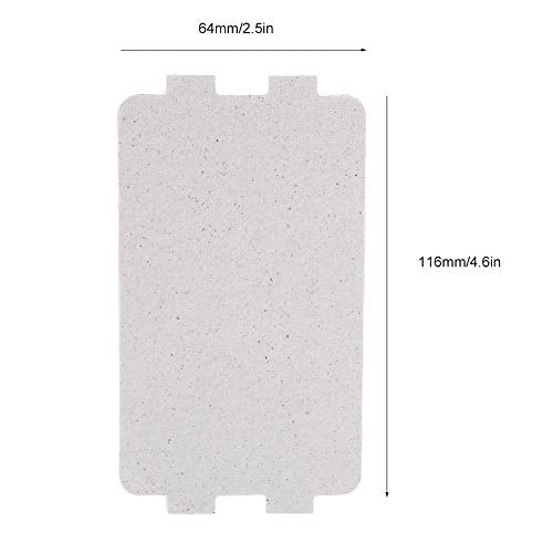 5Pcs Magnetron Oven Mica Plate Magnetron Waveguide Cover Replacement Accessory, 4.6 * 2,5 Inch/PC
