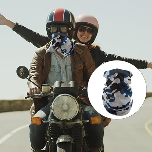 Verpakking van 4 multifunctionele Hoofdkleding Gezichtsmasker voor mannen Vrouwen Multifunctionele Balaclavas Winddichte Neckerchief Sneeds voor mannen Gezichtshoes brede hoofddoeken, Multicolour 3