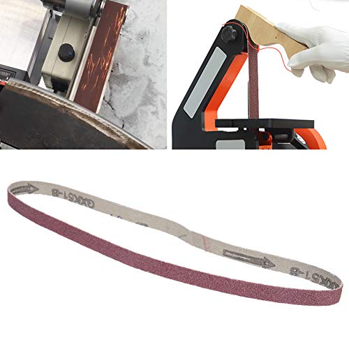 Schuurgordel 10PCS aluminium oxide zandpapier Sander schuurriemen 533 X 9mm voor diverse riemmachines (80#)