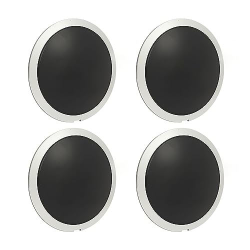 Rim Center Cap Cover, Wheel Hub Cap 4 stuks Eenvoudig te installeren 68078421AB voor 500 2007 tot 2019 (White Circle White Letter) 3