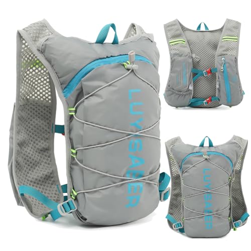 Running Rugpacks, Lichtgewicht Hydration Vest Rugzak met Reflectief Design, Vrouwen Mannen Functioneel Running Vest, Hydration Vest Pack voor Outdoor Klimmen Wandelen