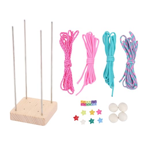 Monkey Fist Making Material Pack Paracord Ball Weaving Kit, DIY Wood Beads Keychain Tool met Tutorial voor Outdoor Adventures