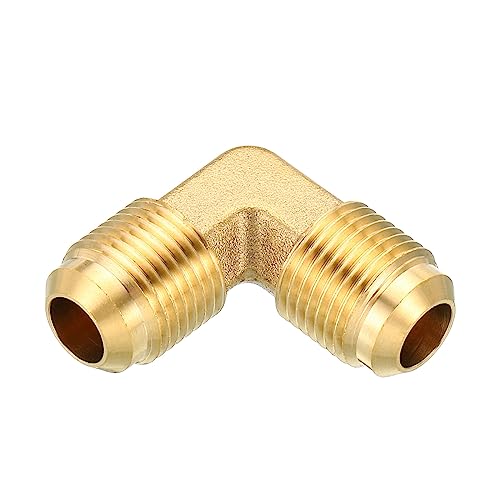 3/8" x 3/8" Brass Pipe Fitting, 90 Degree Elbow Tube Accessoires Tube Adapter Socket voor Airconditioning Koeling Loodgieter 3