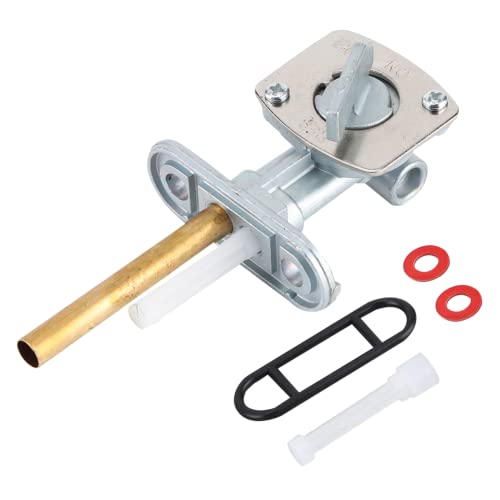 Petcock brandstoftankschakelaar voor YFZ350 YFM660 Grizzly ATV 1987-2006 2002-2008 (Silver White)