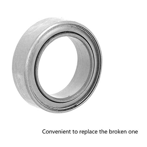 RBE128ZZ Kogellagers Set van 4 Roestvrij stalen kogellagers Metalen afgeschermd 8 x 12 x 3,5 mm 3