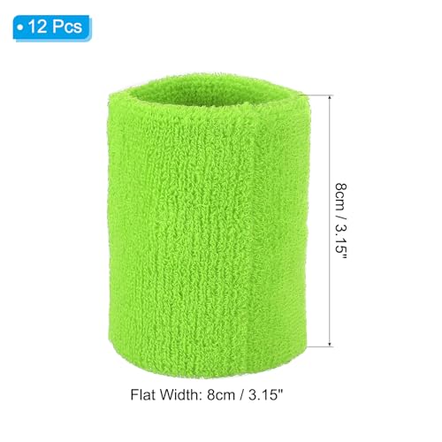 Sport polsbandjes Cotton Terry Kleding Absorberende Sweatband voor Tennis Basketball Working Atle