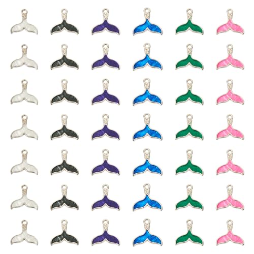 Fishtail Dangle Charms Fishtail oorbellen bengelen Charms voor DIY oorbellen ketting sieraden maken