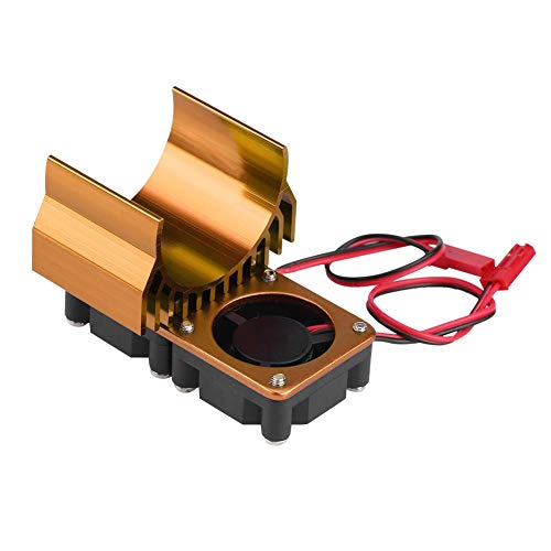 RC-Motork ̈1hler, 540/550-Engine Torque ̈1hlungs-Twin-L ̈1fter-K ̈1hlk?rper f ̈1r 1/10 electric RC Cars(Gold)
