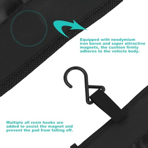 Auto Fender Beschermers 3 stuks Auto Reparatie Mudguard Mudguard Universele magnetische Fender Mat met haak voor het schoonmaken van auto (M) 3