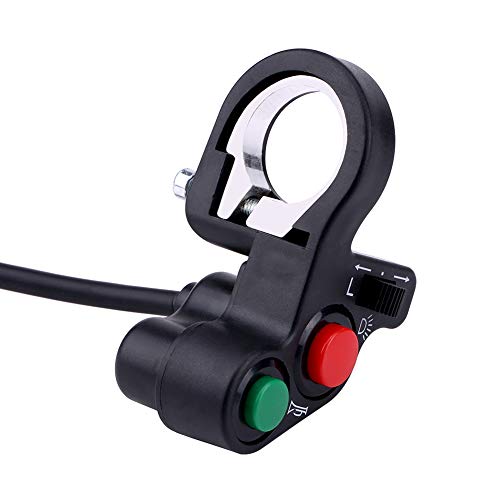 Switch handlebar, 22mm (7-8inch) Motorfiets handgreep Switch Headlight Turn Signal Light Horn Aan/uit Drukknop 4