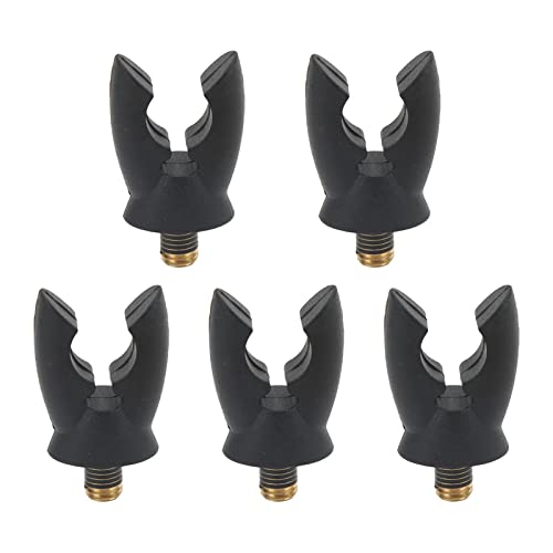 Rod Holder Head, Non-slip Siliconen Clips, Stable Wire Design, Portable Bracket, 5 stuks voor Zeevissen