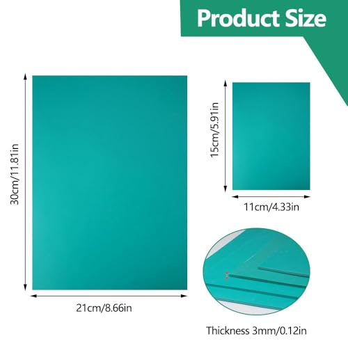 4 stuks zacht Rubber Linoleum vellen, PVC Linoleum plaat flexibele gladde en delicate oppervlakte gladde Gravure, zacht Rubber Lino Printplaat voor gravure, ambachten (2 stukken A4+2 stuks A6)