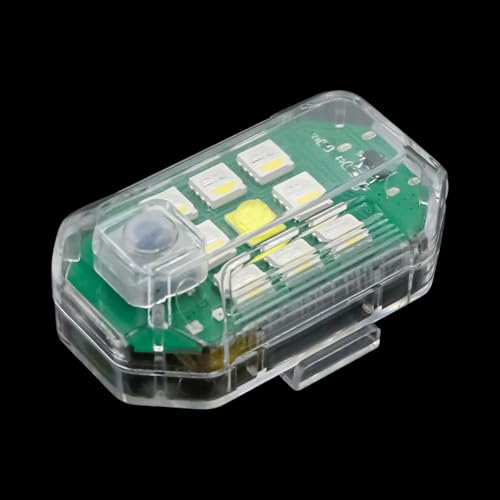Zee Remote Flash Light voor auto Draadloze High Bright 7 kleur LED vliegtuig Flash Light met USB-opladen anti-collision verlichting voor drone (2 Pack)