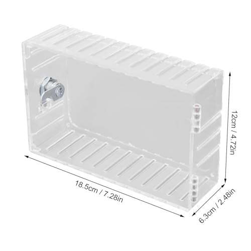 Thermostaatslotkast met Sleutels Secure Guard Energiecontrole Acrylafdekking voor Thuis of Commercieel Temperatuurregeling Helder Beschermd 3