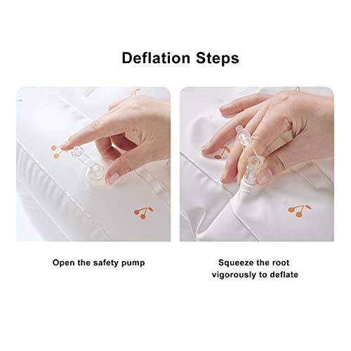 Opblaasbare babystoel, babystoel voor peuters voor baby's 3-36 maanden 4