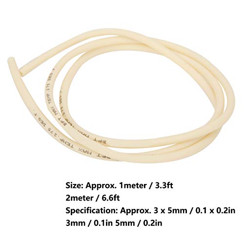 Peristaltische pompslang, silicone-resistant, hittebestendig, peristaltische pomp accessoires, veelgebruikte mediaverwerking voor de productie van producten(1m) 3