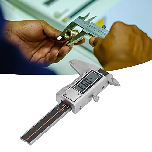 Digitale Kaliper 0-50mm Draagbaar Mini digitaal Draag weerstand Rust Reis Zak sieraden Archeologische Dikte Gauge Hoek Heerser Industriële Meetinstrument 5