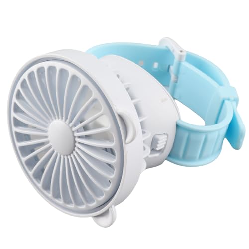 Mini Fan Hand Ventilator, Kinderhorloge Fan Pols Ventilator met verstelbare polsband, Kinderen USB Oplaadbaar Handige fan Kleine ventilator Mini Koelventilator 4