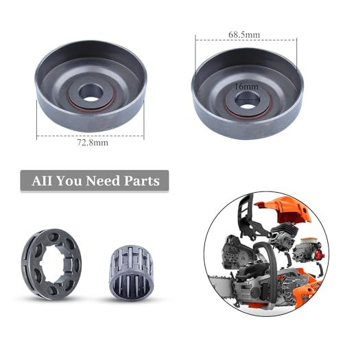 Chain Clutch Drive Drum 3/8"-7T Sprocket Rim voor Husqvarna 55 Rancher EU1 51 262XP 254 154 EPA kettingzaag Naaldlager 503453902