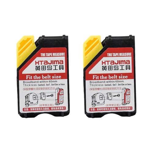 Zee 2 Pack Roller Gauge houder voor riem - Universele Roller Gauge houder Set, Safe Quick Release Design, Dubbele gemak voor gereedschapsgordel, Ideaal voor professioneel en DIY Gebruik