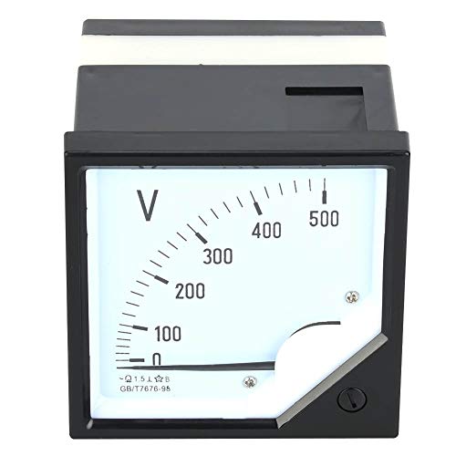 AC 0-500V Meetbereik Vierkante panel Spanningsmeter Spanningsmeter Analog Voltmeter voor elektronische regeleenheden 4