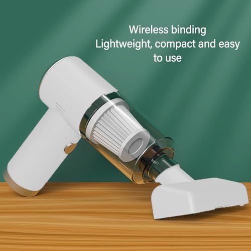 Mini handheld Stofzuiger, Stofmijtcontrole, Cordless Stofzuiger voor het verwijderen van bedden, banken en Tapijten, met licht, krachtig en snel ontwerp