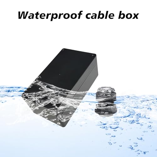 2 stuks elektronische verbindingsdoos IP65, elektrische verbindingsdoos, voor buiten, voor elektronische apparaten, voeding, instrumenten 3