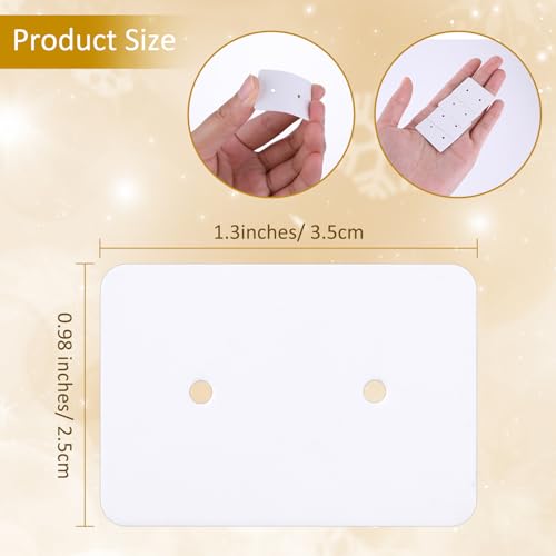 Set van 200 oorbellen, Sieraden Stand, Kaarten, Armband, Kaart Stand, Oorbellenhouder, Sieraden Stand, 3,5 x 2,5 cm