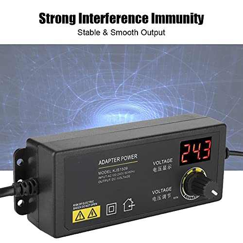 Oplader 32V 1.5A Universele voeding 336V Breed bereik verstelbare Power Adapter Accessoires Anti-interventie 60W 1.5A AC DC Adapter EU-plug 100 240V 3