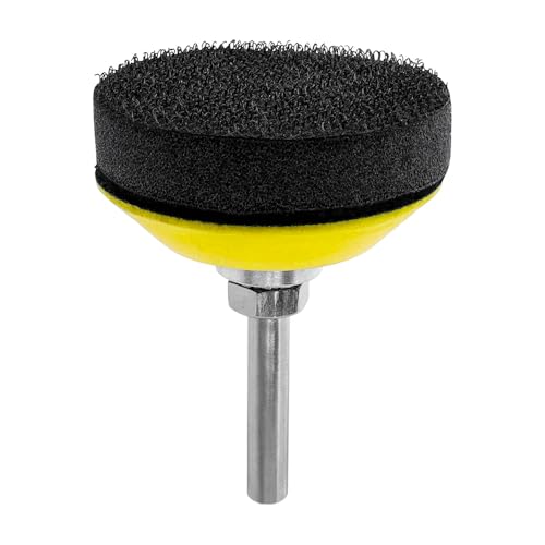 Zee 4 stuks Schuren Schuurschijven Pads Zachte Terug Velcro Pad voor 50mm Schuurschijven 1/4 Inch Shank Drill Bijlage Foam Layer Buffer Pad 3