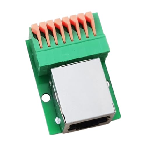 2st. RJ45 Ethernet Connector Clamp RJ45 8P8C Vrouw tot 8 Pin Adapter Connector Breakout RJ45 Solderless Network Interface Connector met PCB 3