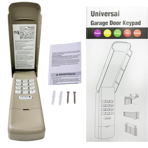 Universele Garage Gate Keyboard, Keyless Access System, Compatibel met Chamberlain Garage Gate afstandsbediening, ABS materiaal