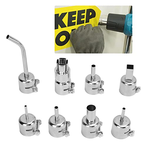 8PCS Universal Hot Air Gun Soldeerstation Nozzle, Lassen Gun Nozzle Compatibel met Aoyue 906, 968, 850, 6028