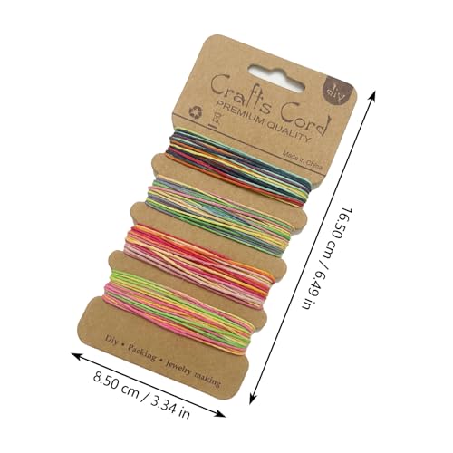 4 PCS kleur verloop koord voor armbanden, Vlas koord, armband koord, 1mm Craft Cord, voor ketting, armbanden, enkelbanden en oorbellen
