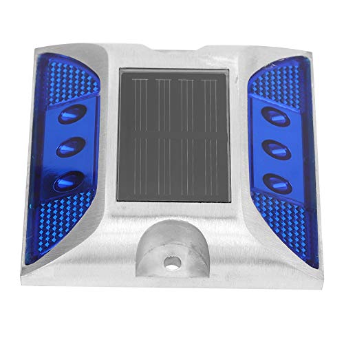 LED Road Reflector, Solar Ground Marker Lights, Waterproof Outdoor Driveway, Highway Spike Lamp, Road Ground Light For The Road, Deck, Dock, Driveway, Garden(White) 5