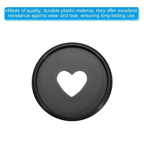 35mm Plastic Book Binding Discs 22Stuks Schijf Bonded Extension Discs Hart Binder Ringen voor DIY Notebook Planner Zwart 4