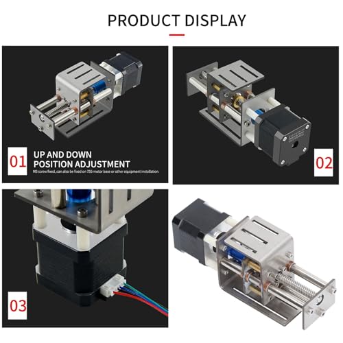 CNC Z bijlen schuiftafel, CNC Z bijlen schuiftafel, 100 Mm Stroke, nauwkeurige bediening, gemakkelijk te installeren, Stepper Motor, geschikt voor, Maling Machines