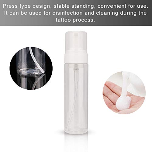 Schuimfles, 200ML Tattoo Cyanophyta Groene algen Lege schuimende fles zeepdispenser Tattoo Foaming Pump(Transparant) 5