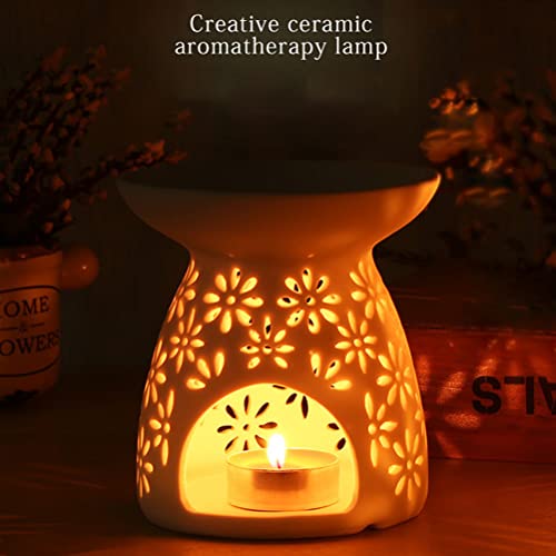Essentiële Oliebrander, Keramische Wax Melt Essentiële Oliebrander, Keramische Aroma Bookers, Aromatherapie houder Wax Warmer, Kaars geurende Diffuser voor thuis Slaapkamer 3