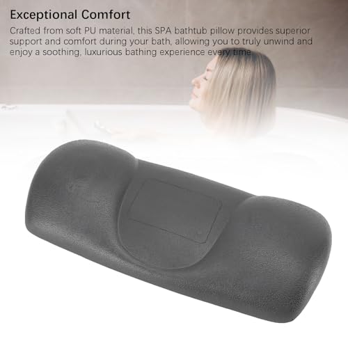 Badkussen kussen badkuip kussen Spa Headrest met zachte PU materiaal anti-slip Zuigbekers voor thuis Badkamer Bone Bubble Spa 3