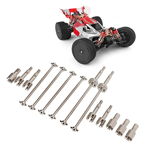 RC CVD Rijden Schacht Kit, Steel Drive Shaft Dogbone Joint Set Heat Treatment Upgrade Reserveonderdelen voor 144001 RC Car