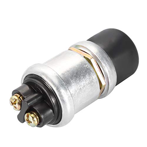 2Pin 12V 20A Waterdichte drukschakelaar, Universele Heavy Duty Switch Drukknop Horn Motor Start Geschikt voor Car Boat Fiets