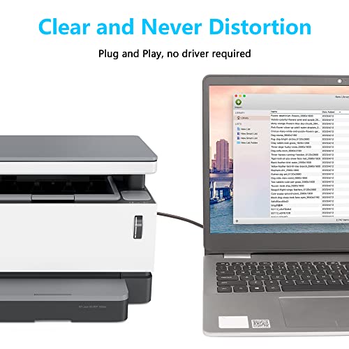 USB 2.0 Type-B Printerkabel, USB 2.0 B Vrouw naar rechterhoek B Mannelijke Printer Korte uitbreiding Kabel met waterdichte kop, voor printer, scanner en meer (lijn) 5