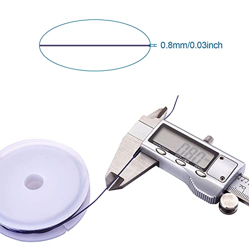 10 Rolls 20 Gauge / 0.8mm Corrosiebestendig Koper Draad gemengde kleur 40m Buigbare sieraden kralen Blote metalen draad voor het inpakken van sieraden het maken van bloemen Beeldhouwkunst ambachten 4 3