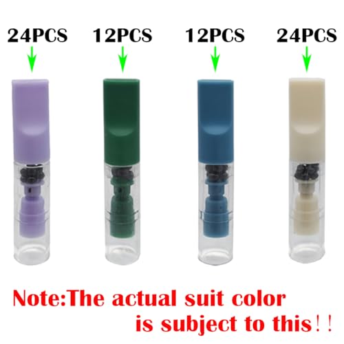 72 st. Sigarettenfilter Filterpunten Microfilter Zeer effectieve en herbruikbare sigarettentip vermindert thee en nicotine (roze, blauw, wit, bruin) 4